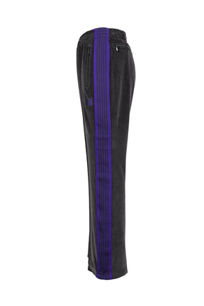 BOOT-CUT TRACK PANT - C/PE VELOUR / CHA