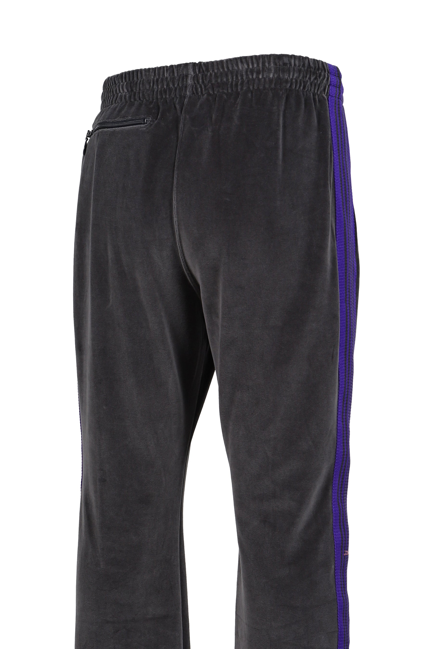 BOOT-CUT TRACK PANT - C/PE VELOUR / CHA