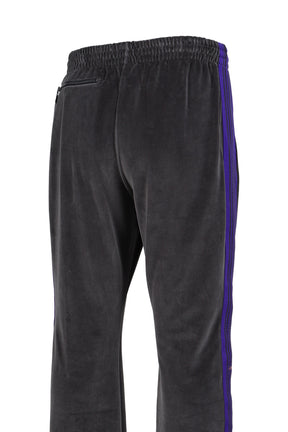 BOOT-CUT TRACK PANT - C/PE VELOUR / CHA