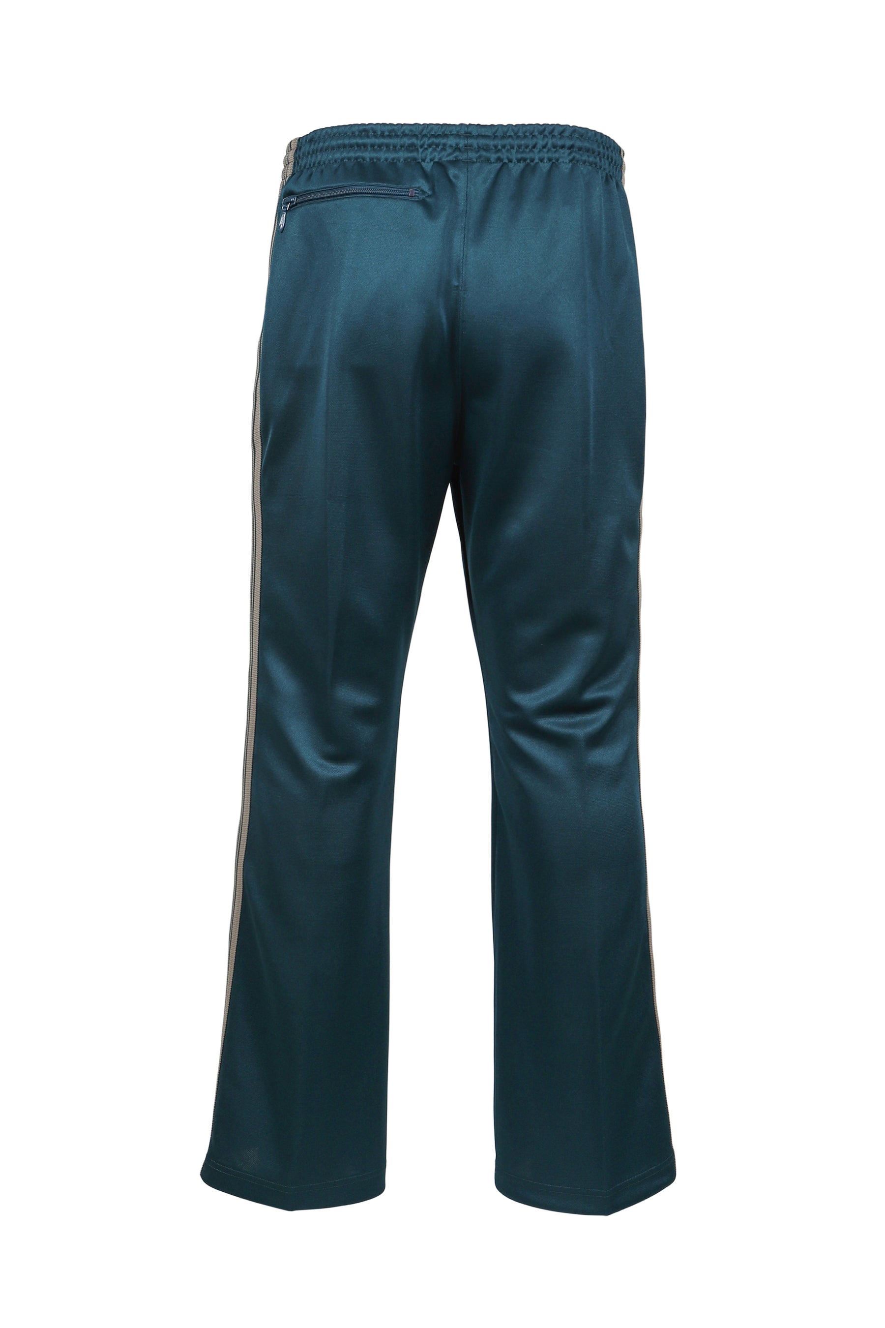 BOOT-CUT TRACK PANT - POLY SMOOTH / GRN