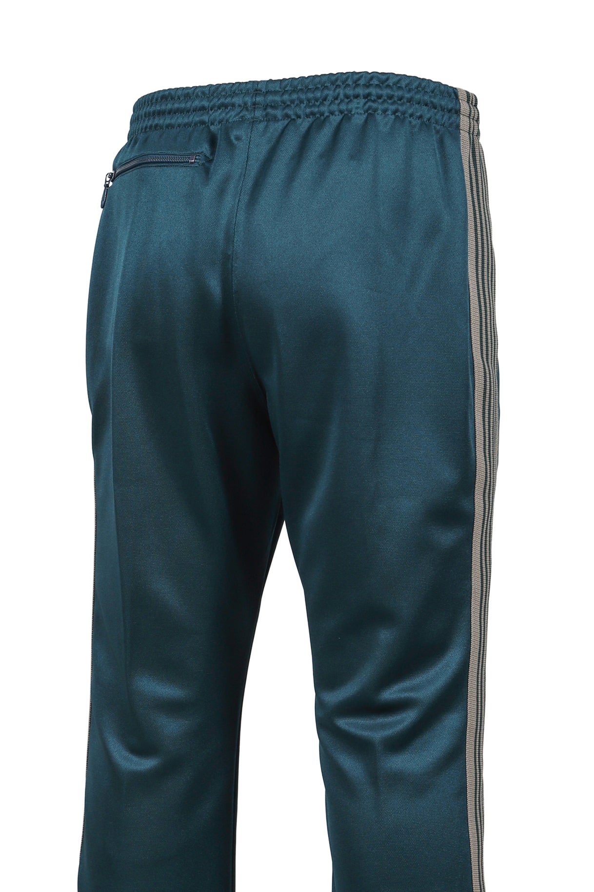BOOT-CUT TRACK PANT - POLY SMOOTH / GRN