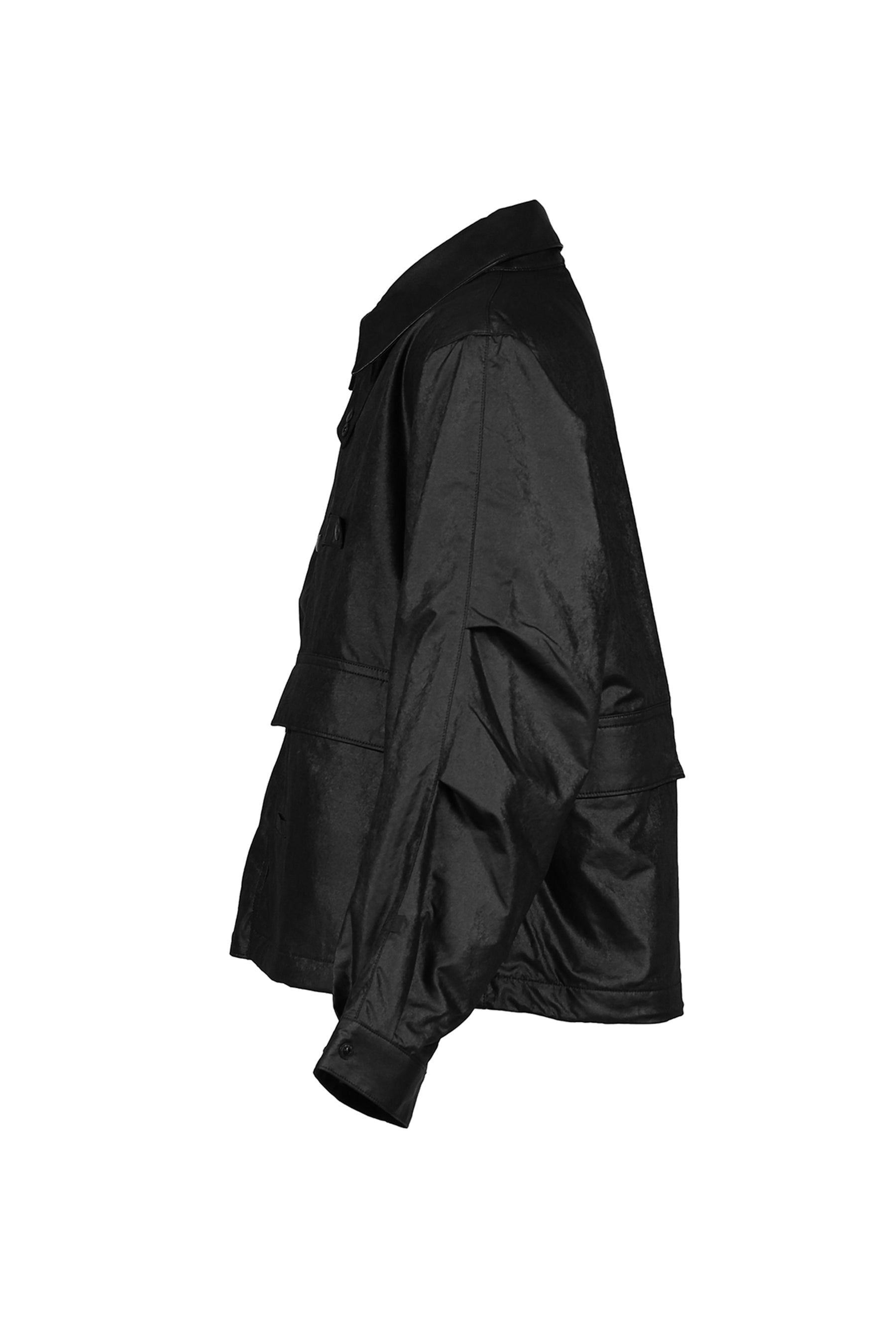 TECH BRITISH SHORT HUNTER JACKET / BLK