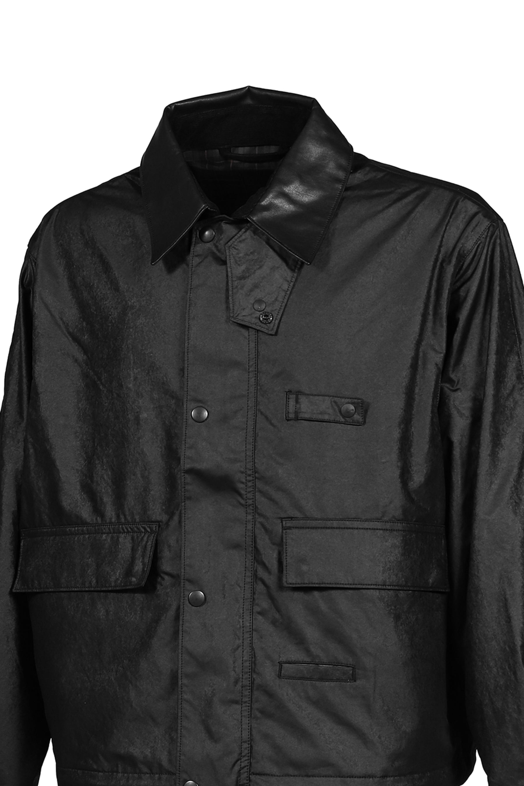 TECH BRITISH SHORT HUNTER JACKET / BLK