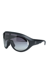 MONCLER + RICK OWENS SUNGLASSES / BLK