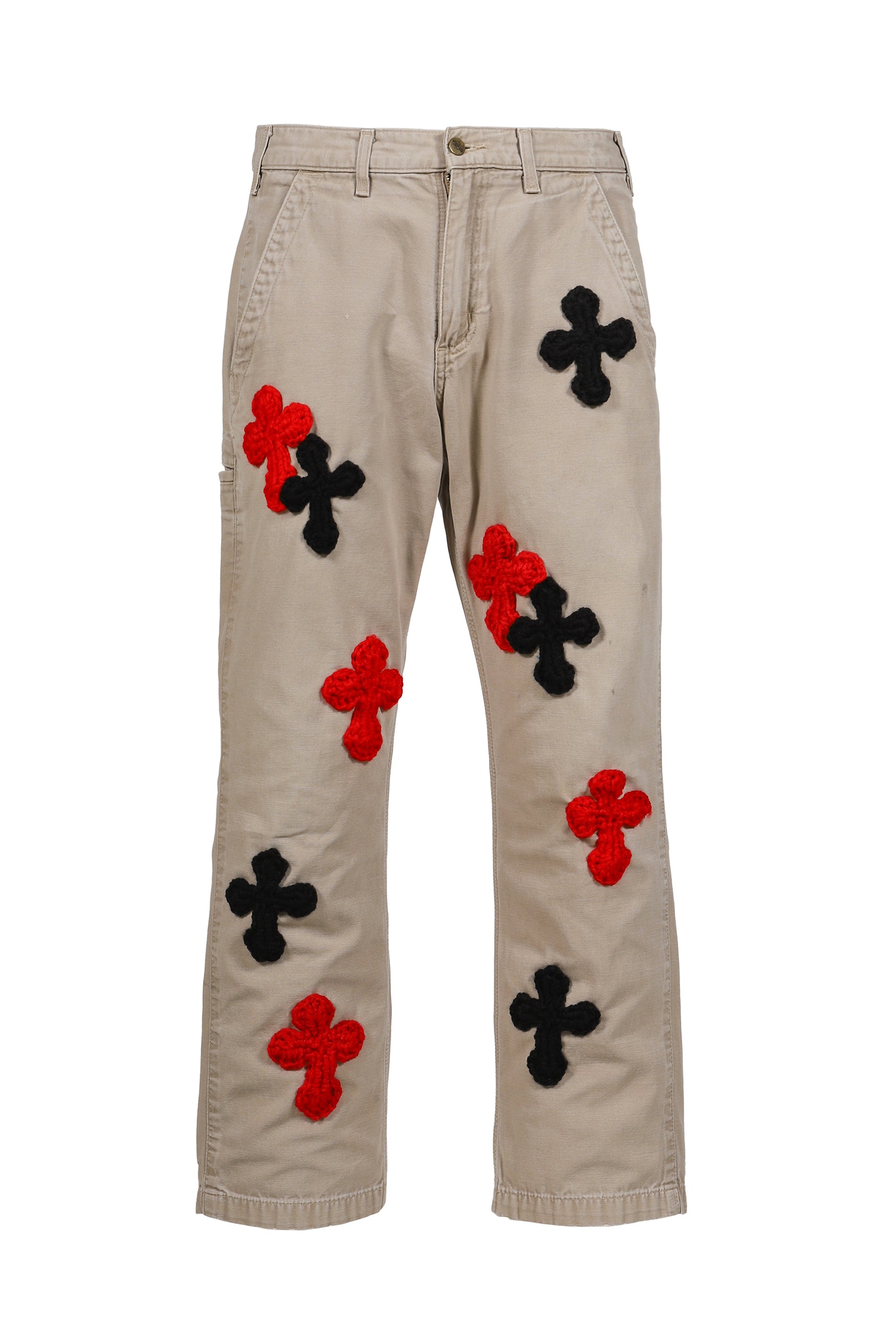 Y.A.R.N. ヤーン FW25 NUBIAN限定 3D CROSS WORK PANTS / MULTI