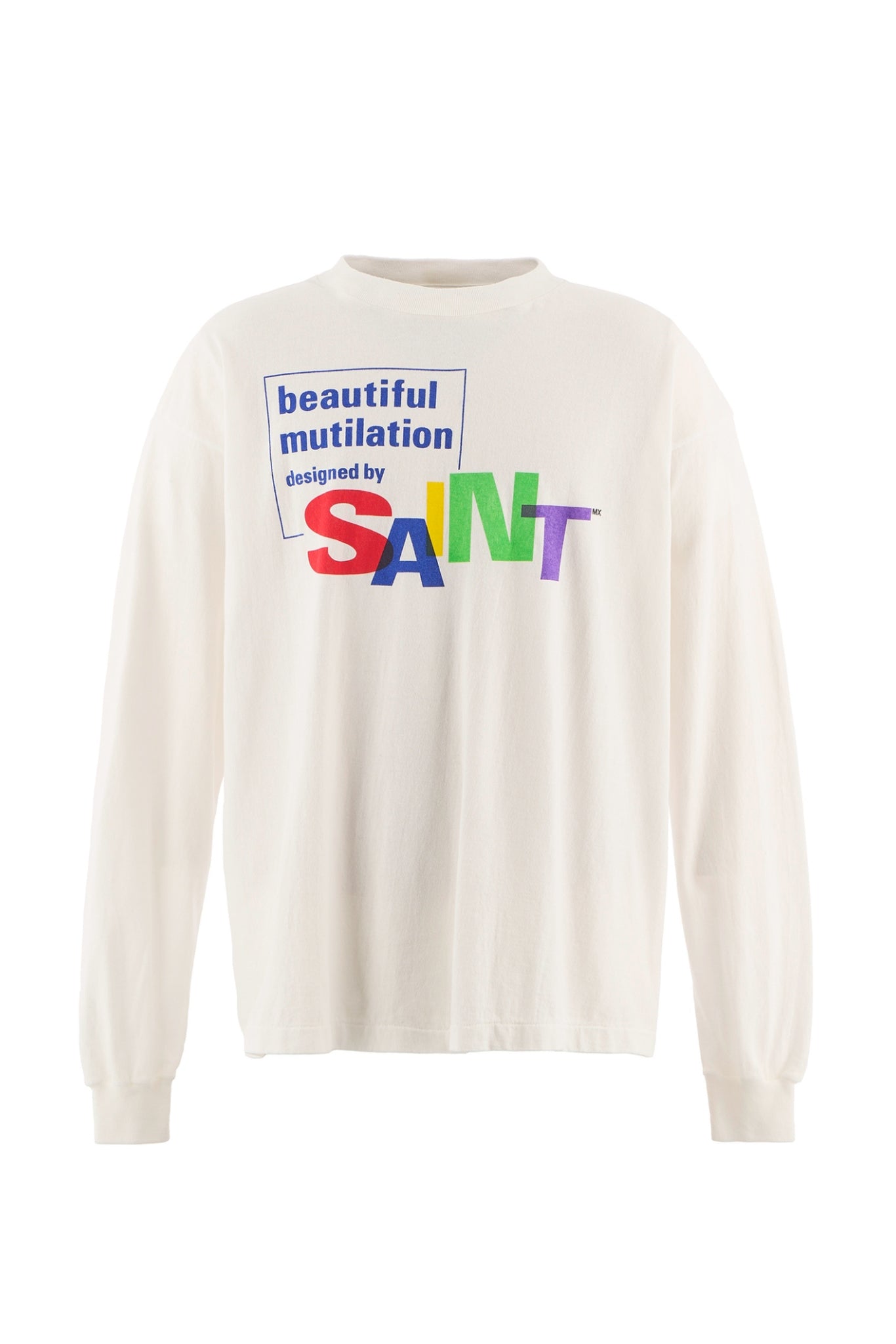 LS TEE/BEAUTIFUL SAINT / WHT