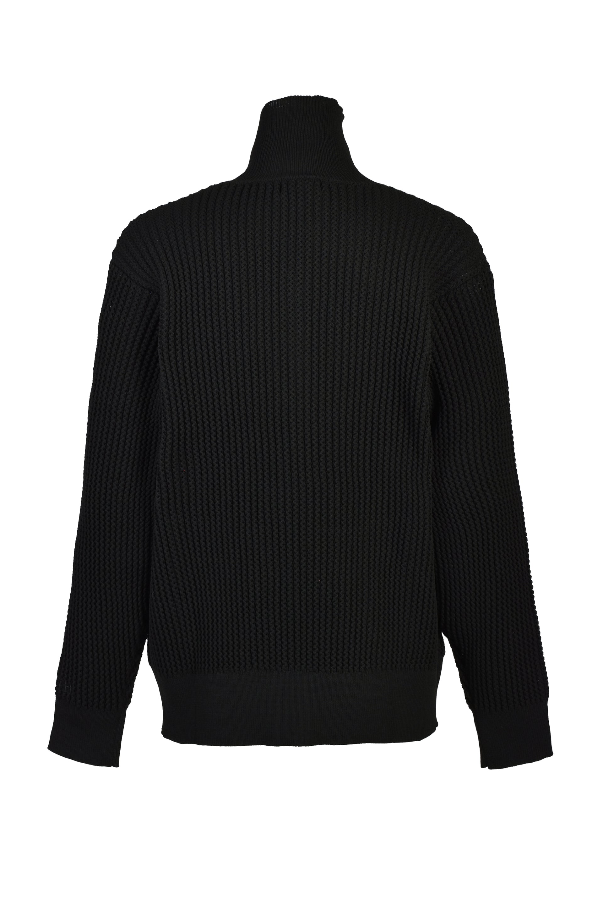 DRIVERS KNIT ZIP JACKET / BLK