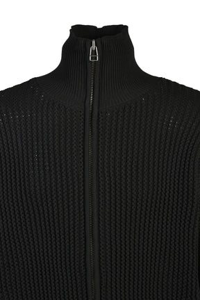 DRIVERS KNIT ZIP JACKET / BLK