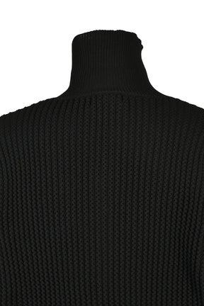 DRIVERS KNIT ZIP JACKET / BLK