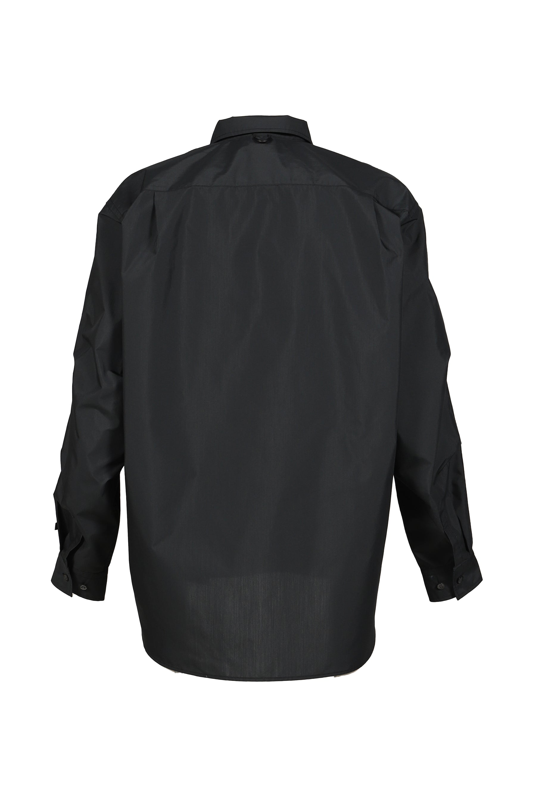 TECH REGULAR COLLAR SHIRT L/S SOLID / INK BLK