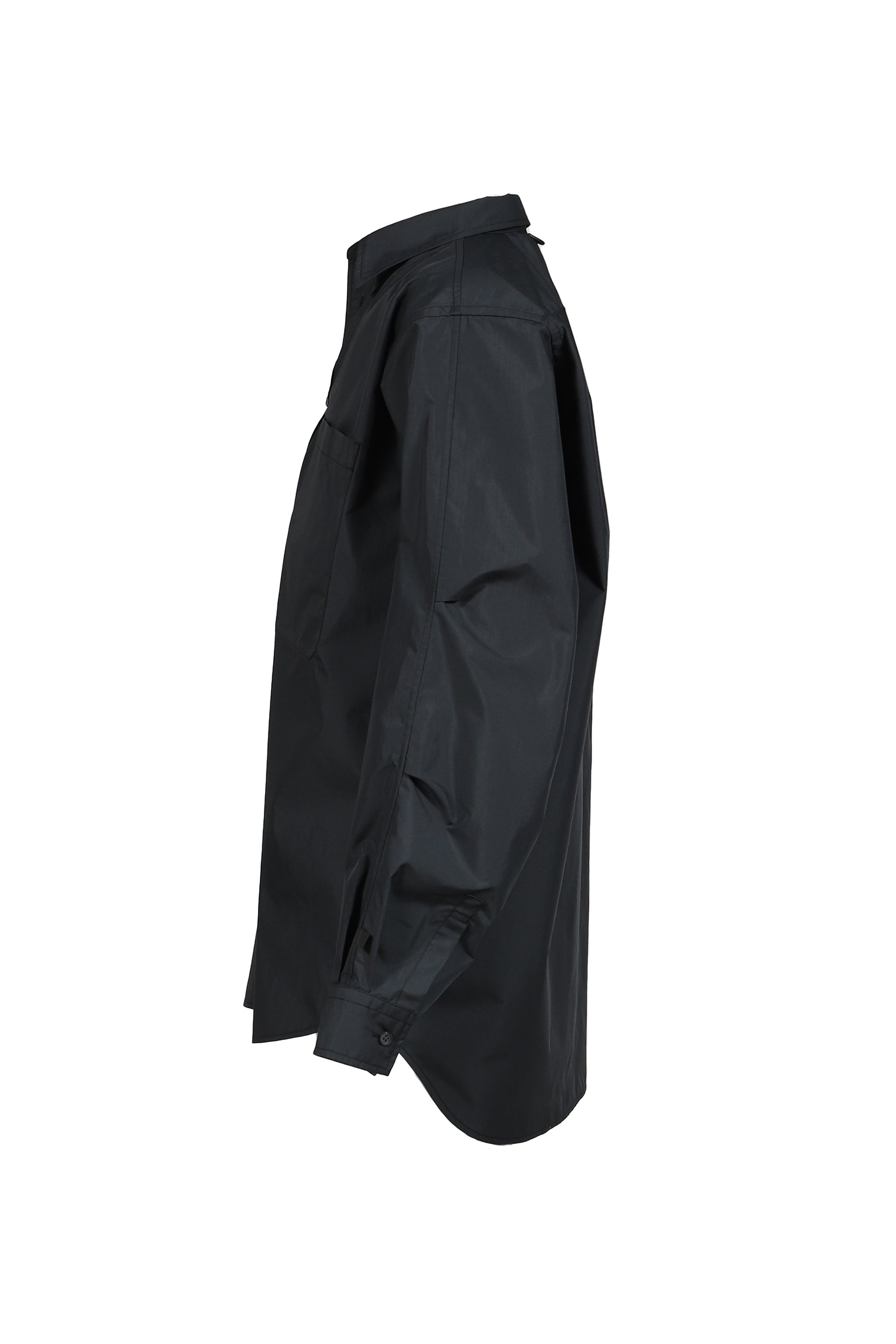 TECH REGULAR COLLAR SHIRT L/S SOLID / INK BLK