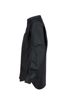 TECH REGULAR COLLAR SHIRT L/S SOLID / INK BLK