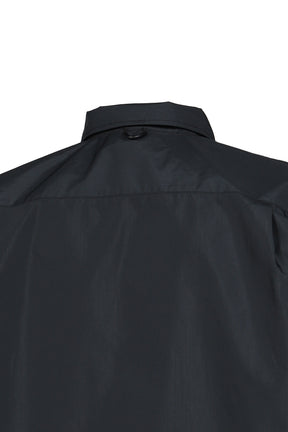 TECH REGULAR COLLAR SHIRT L/S SOLID / INK BLK