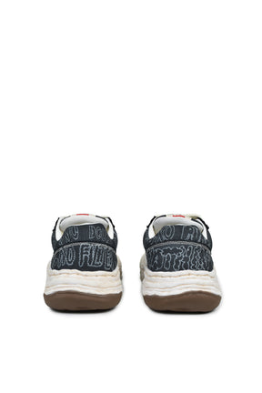 OLIVER GRAFFITI LOW CANVAS / BLK