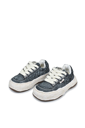 OLIVER GRAFFITI LOW CANVAS / BLK