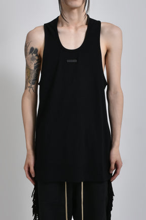 RIBBED TANK / BLK