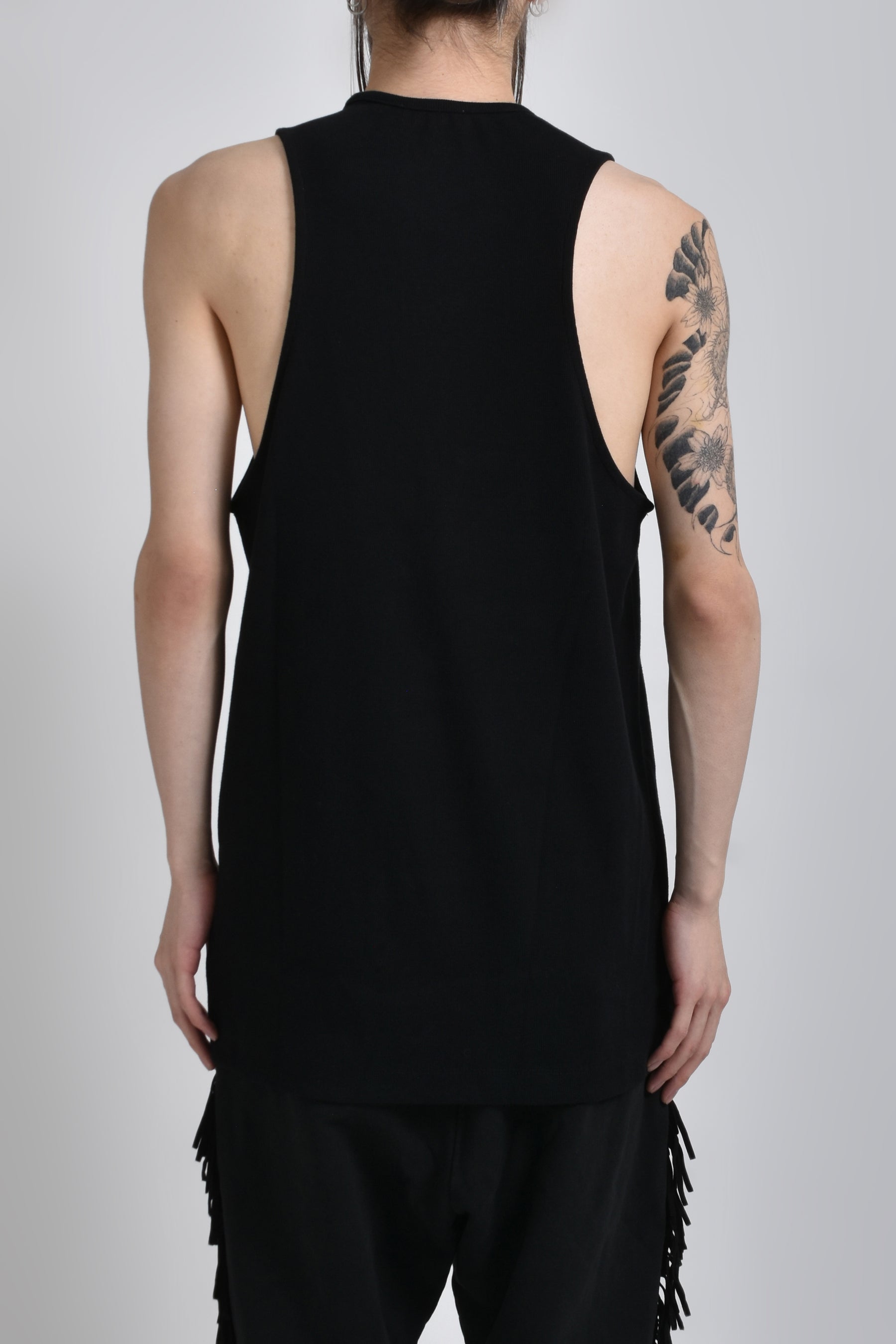 RIBBED TANK / BLK