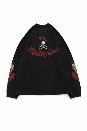 L/S TEE ( DAMEGED ) BOXY FIT / MULTI COLOR