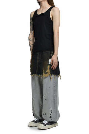 WAIST LAYERED JEANS / IND