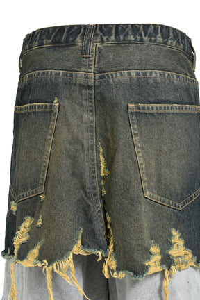 WAIST LAYERED JEANS / IND