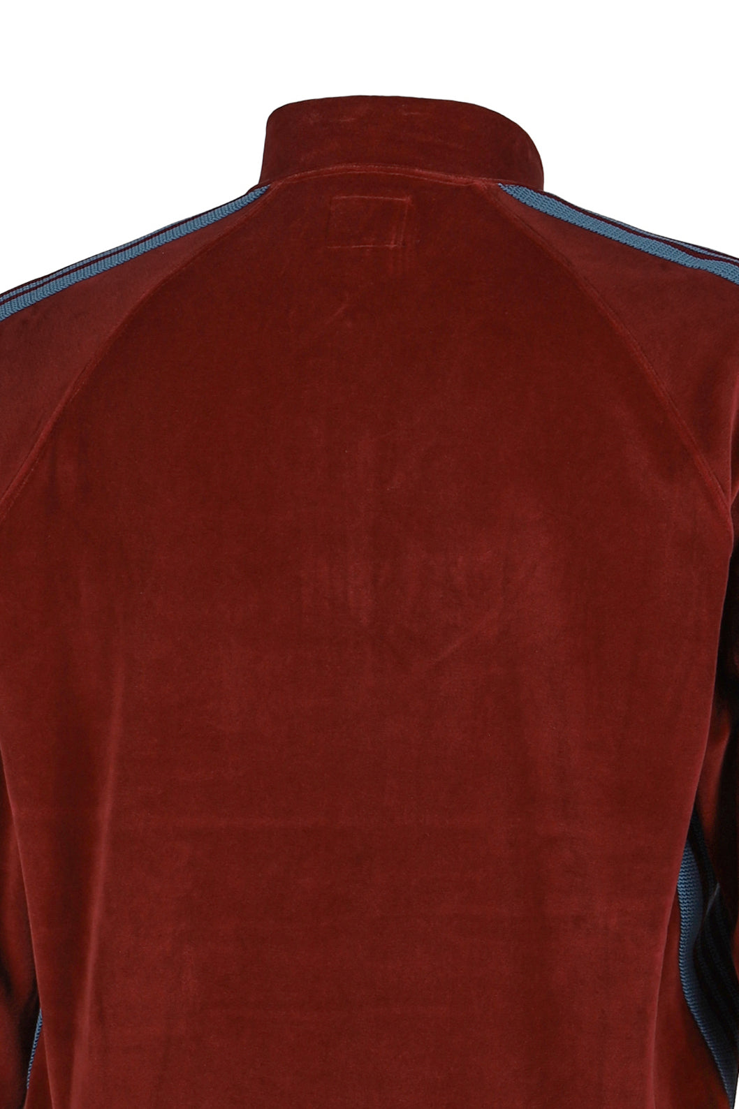RIB COLLAR TRACK JACKET - C/PE VELOUR / BUR 