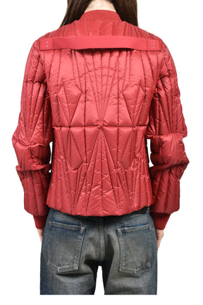 MONCLER + RICK OWENS GEOCAMO FLIGHT JACKET / DUSTY PNK