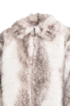 FAUX FUR  JACKET / CRE