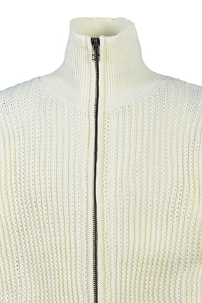 DRIVERS KNIT ZIP JACKET / WHT