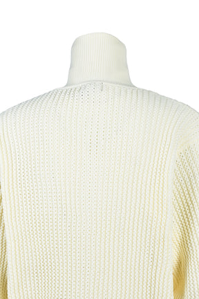 DRIVERS KNIT ZIP JACKET / WHT