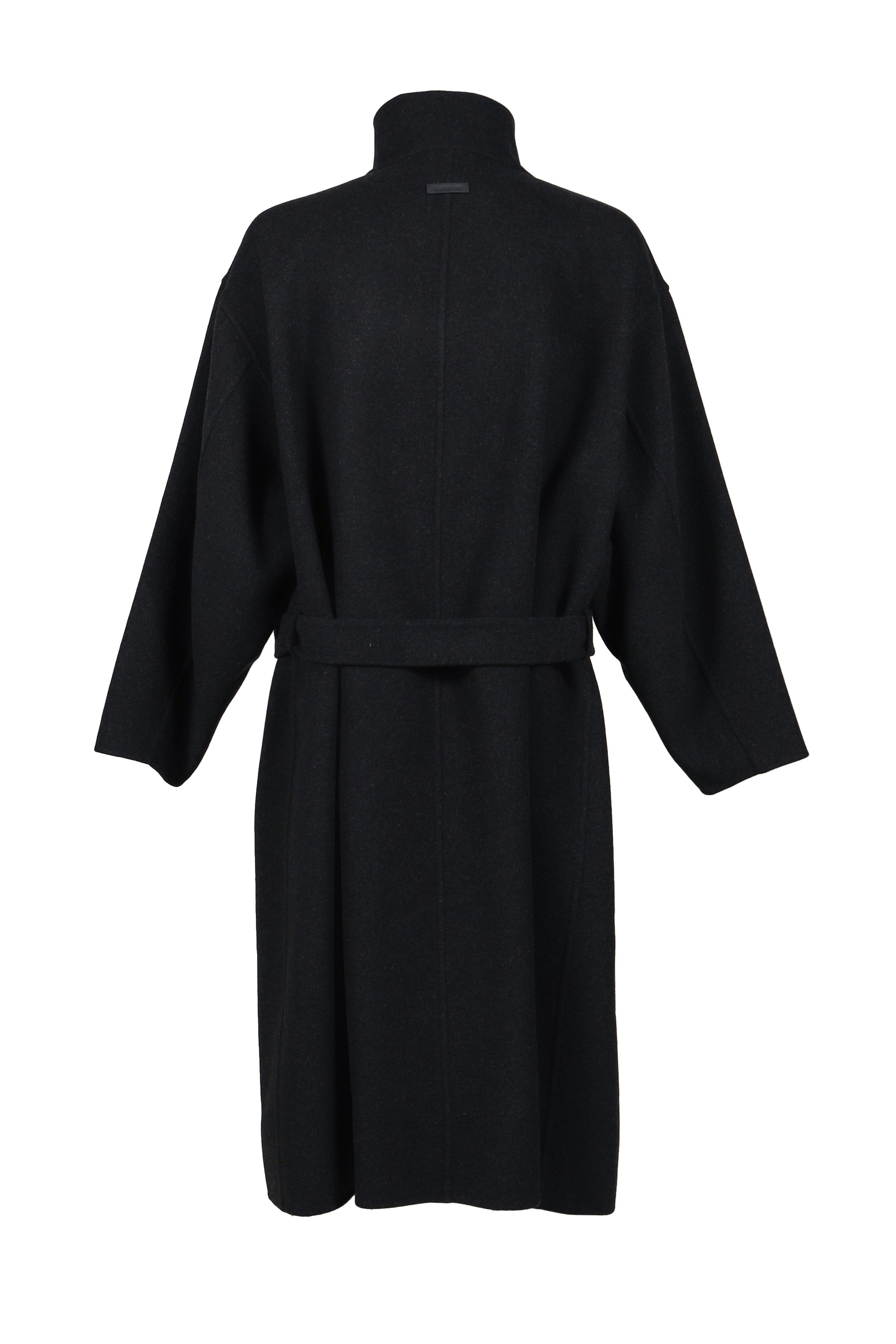 HIGHNECK COAT / CHARCOAL 