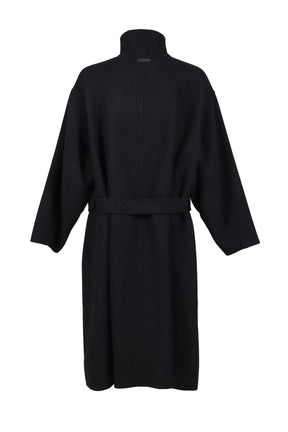 HIGHNECK COAT / CHARCOAL 