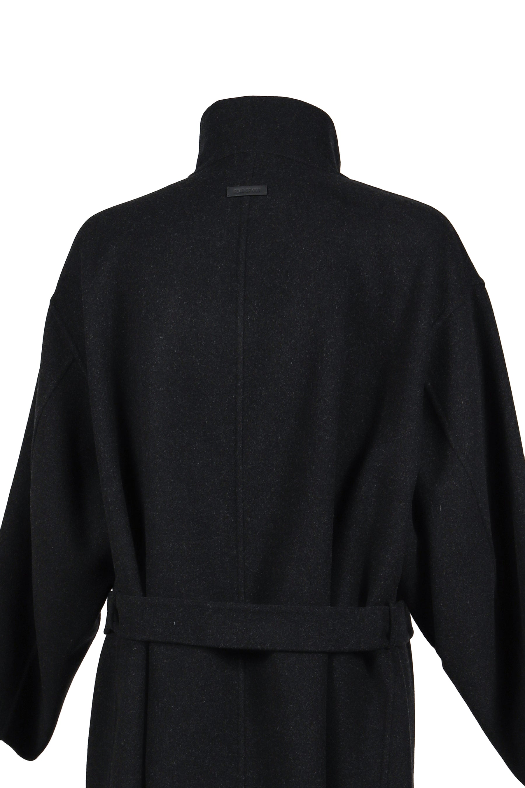 HIGHNECK COAT / CHARCOAL 