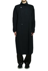 HIGHNECK COAT / CHARCOAL 