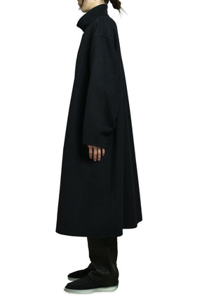 HIGHNECK COAT / CHARCOAL 