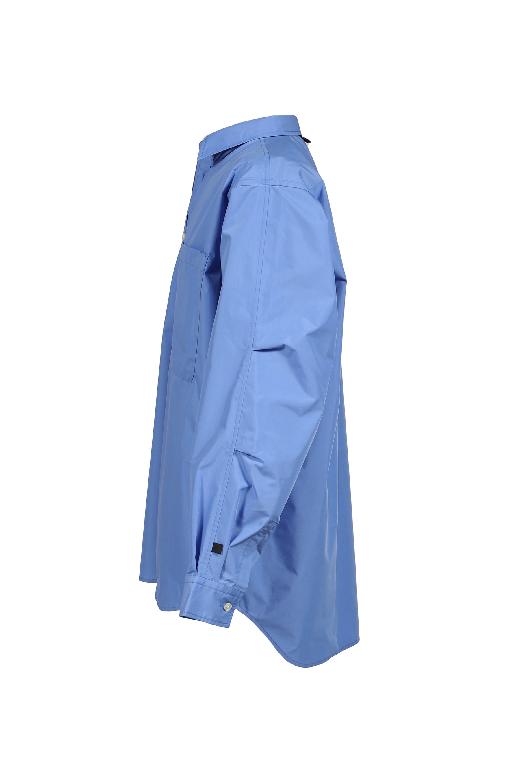 TECH REGULAR COLLAR SHIRT L/S SOLID / SAX