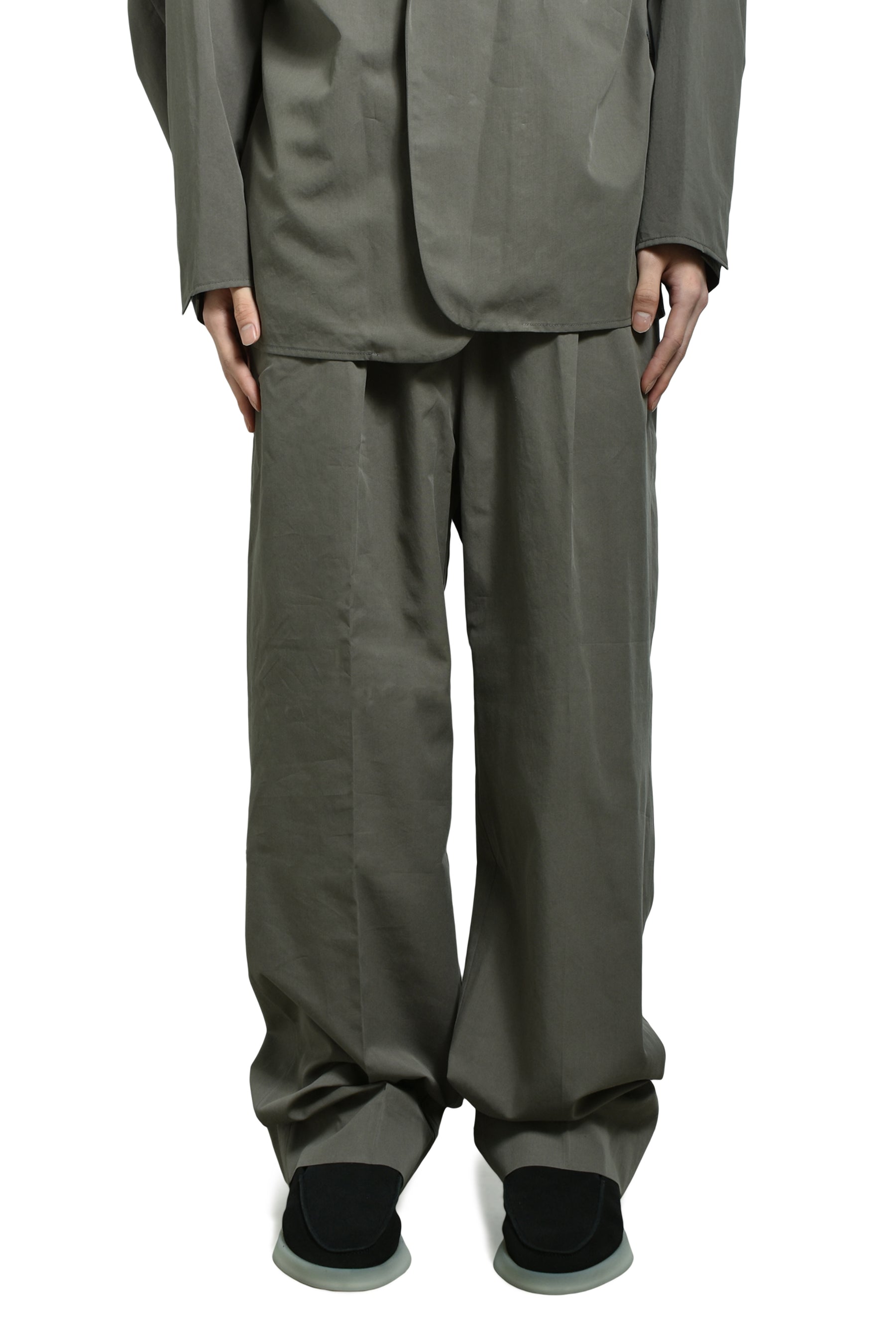 DRAWSTRING STRAIGHT PANT / WILLOW 