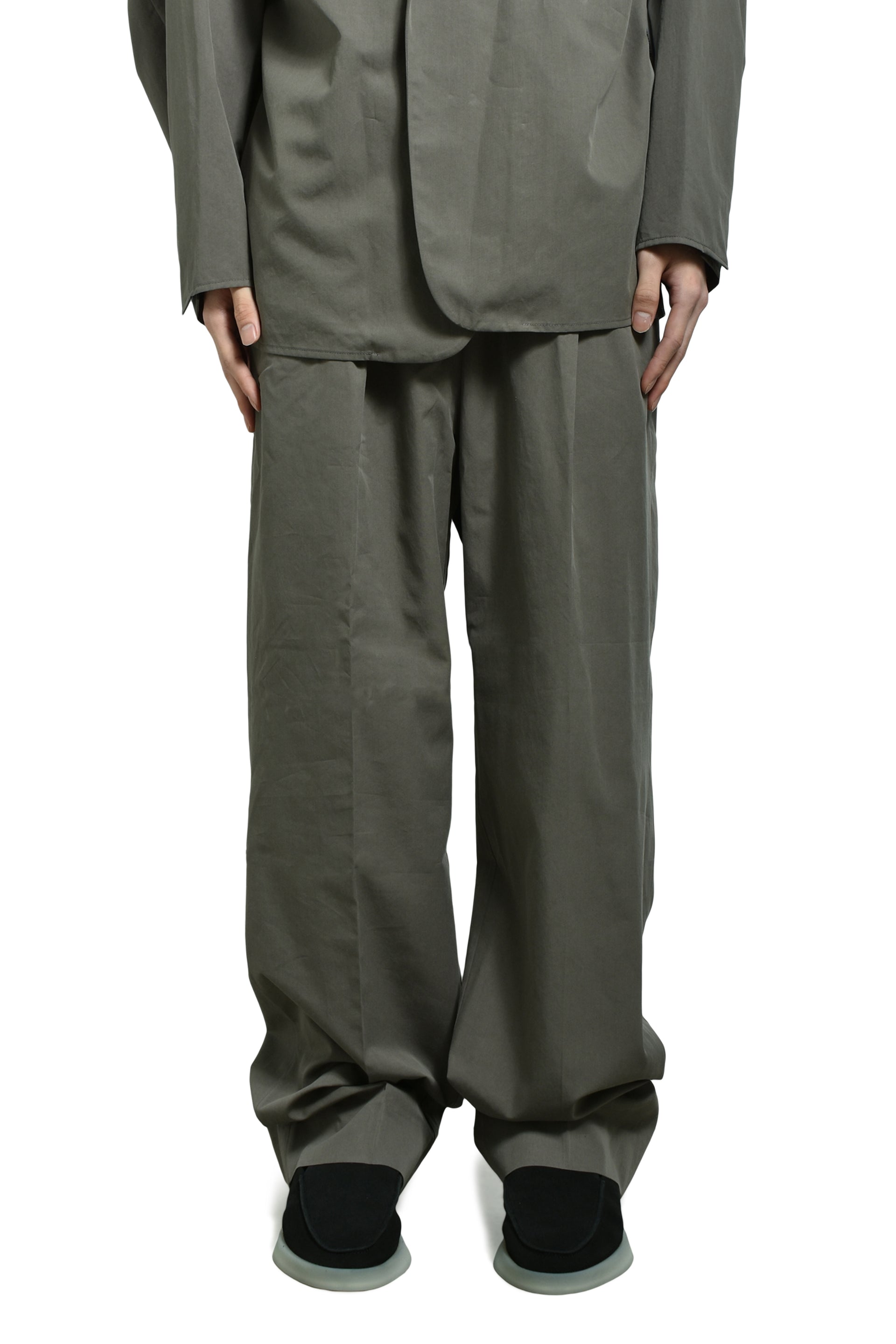 DRAWSTRING STRAIGHT PANT / WILLOW