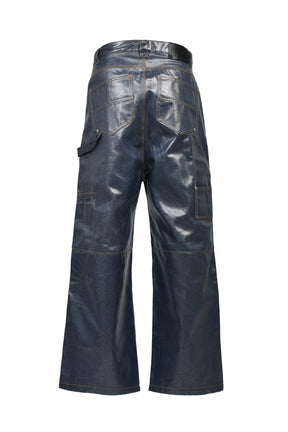 COATING SHINY RIGID DENIM PANTS / IND