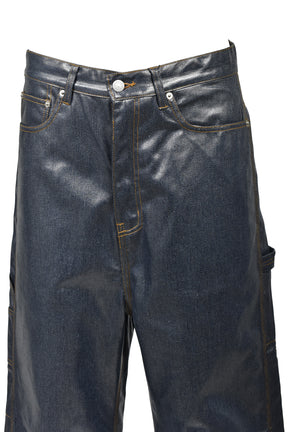 COATING SHINY RIGID DENIM PANTS / IND