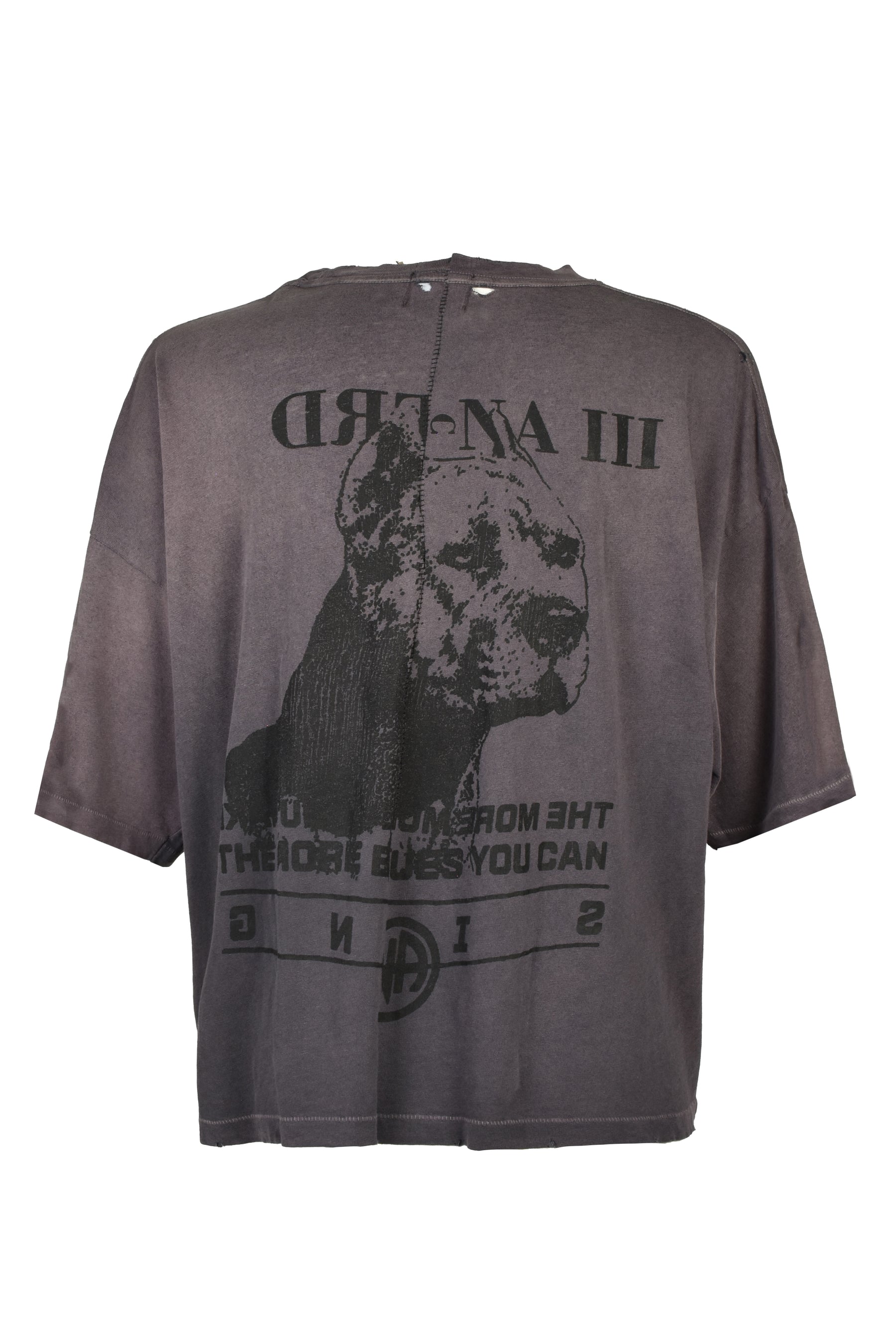 NA PITBULL T-SHIRT (20TH EXCLUSIVE) / TRASHED BLK