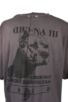 NA PITBULL T-SHIRT (20TH EXCLUSIVE) / TRASHED BLK