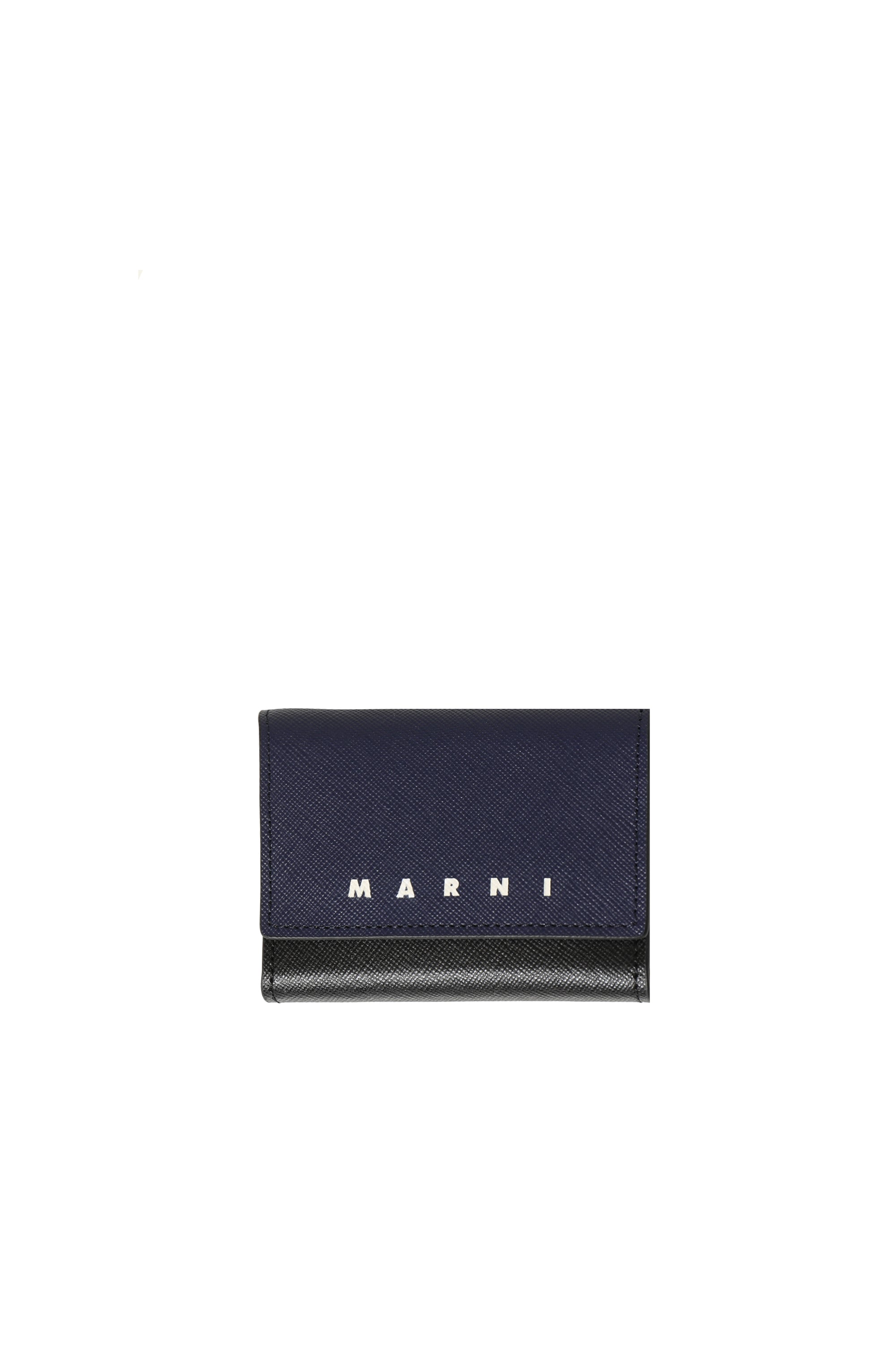 MARNI FW23 KEY CASE W RING / BLK/BLUBLK -NUBIAN