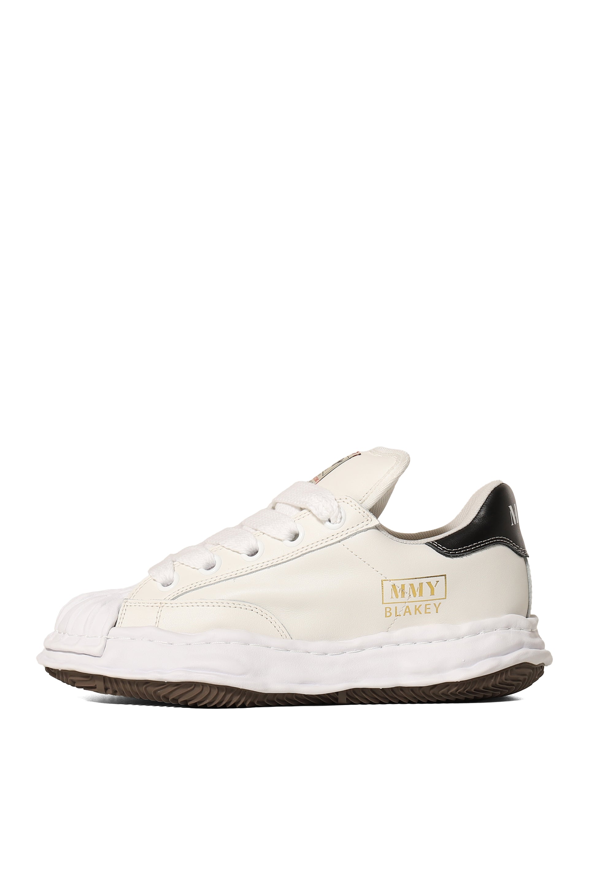 Maison MIHARA YASUHIRO BLAKEY LOW LEATHER PUFFER / WHT