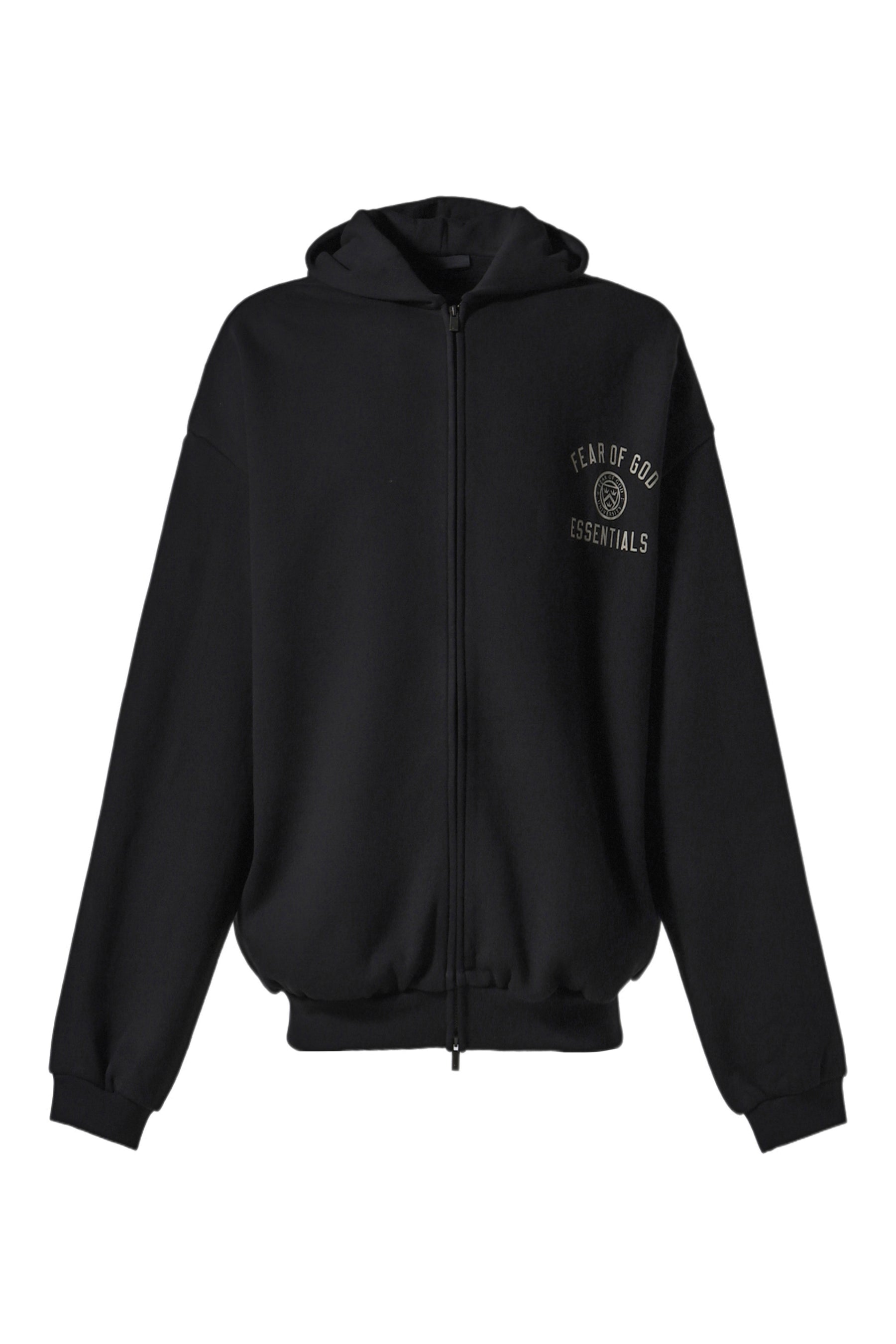 HEAVY FLEECE FULLZIP HOODIE / BLK