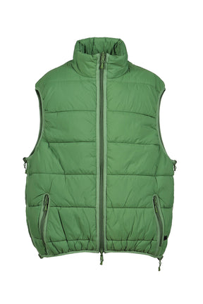 TECH REVERSIBLE CLIMBERS PUFF VEST / GRN BLK