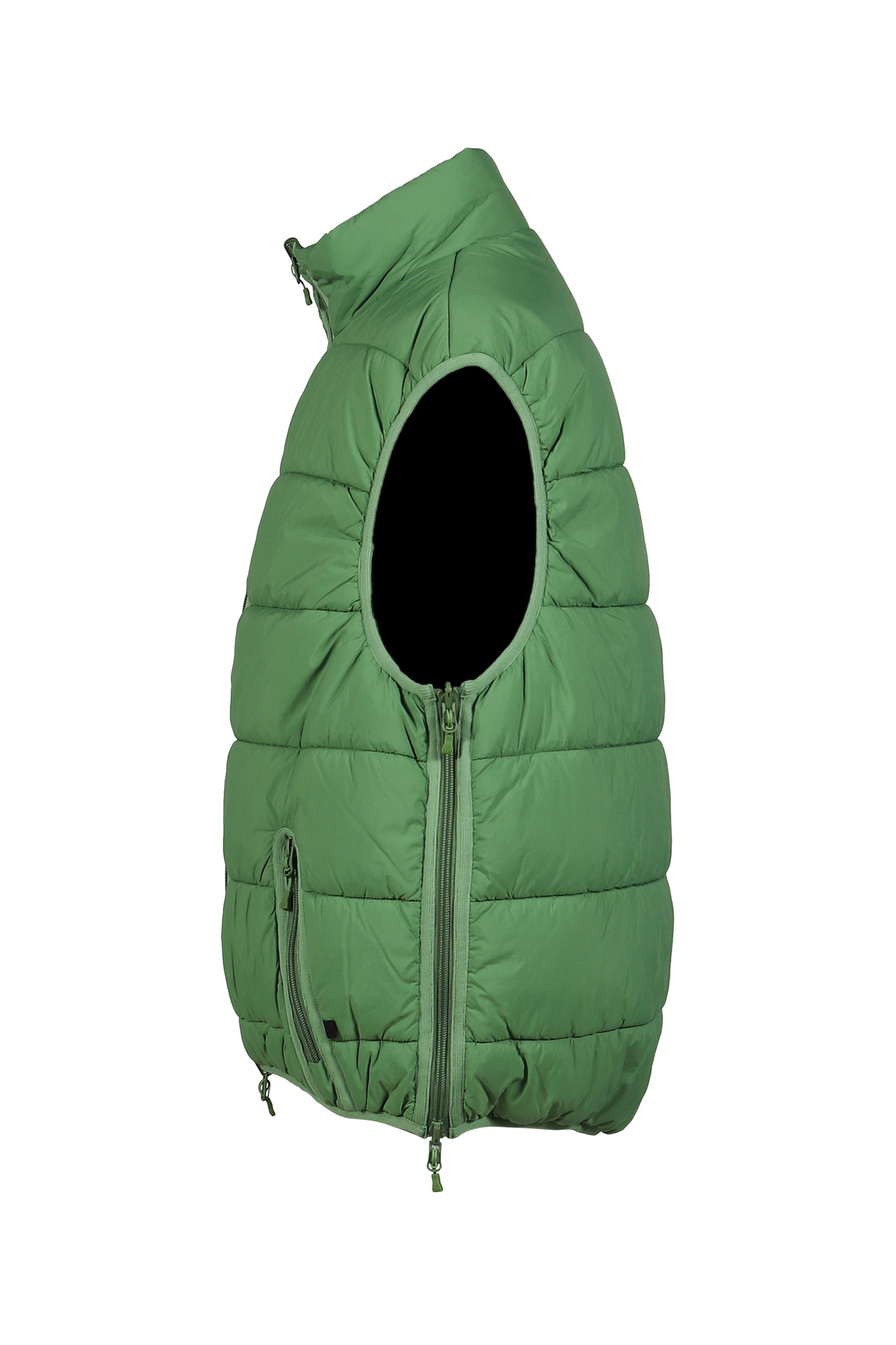 TECH REVERSIBLE CLIMBERS PUFF VEST / GRN BLK