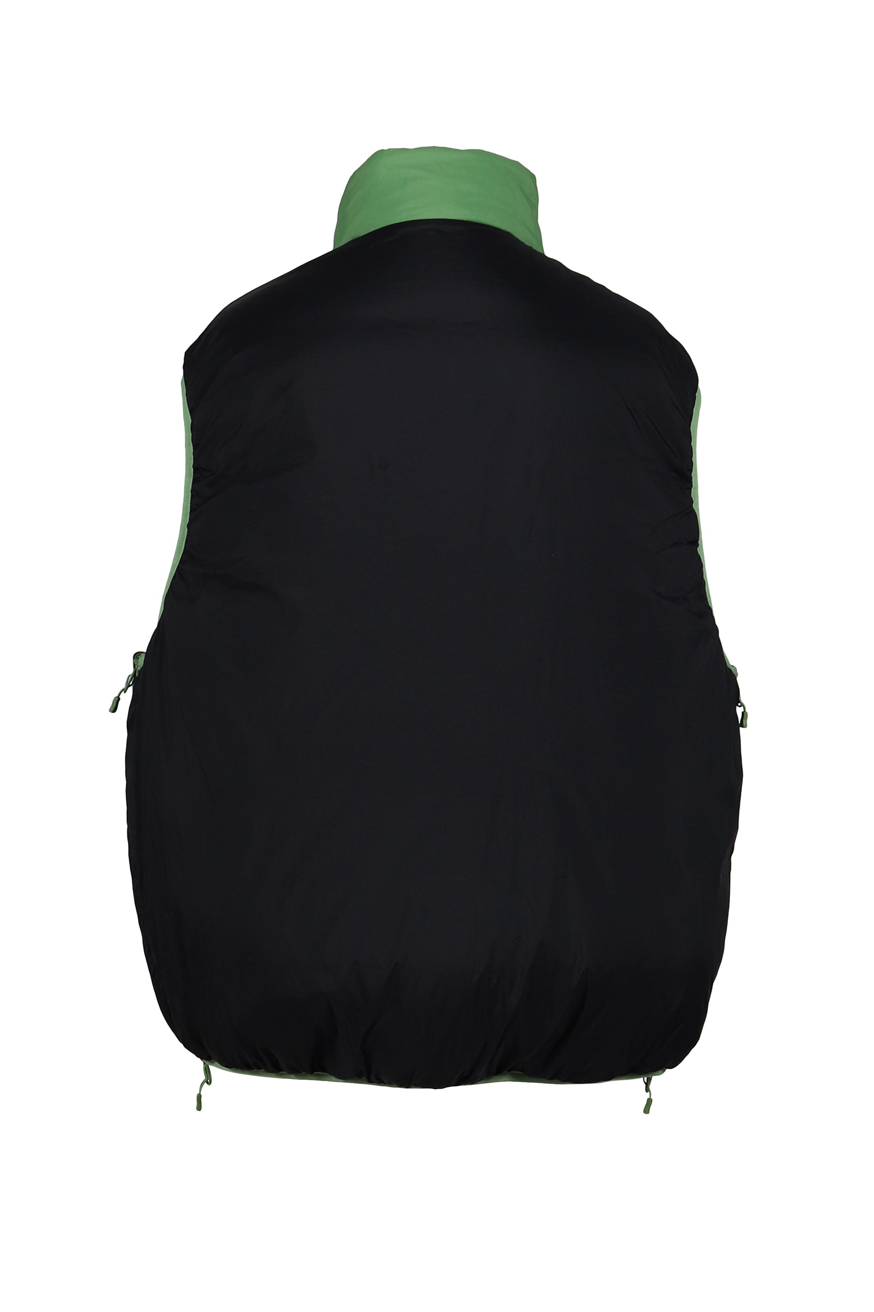 TECH REVERSIBLE CLIMBERS PUFF VEST / GRN BLK