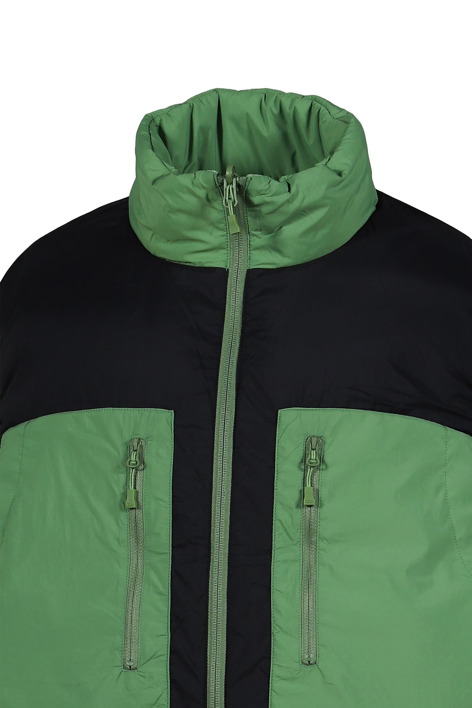 TECH REVERSIBLE CLIMBERS PUFF VEST / GRN BLK