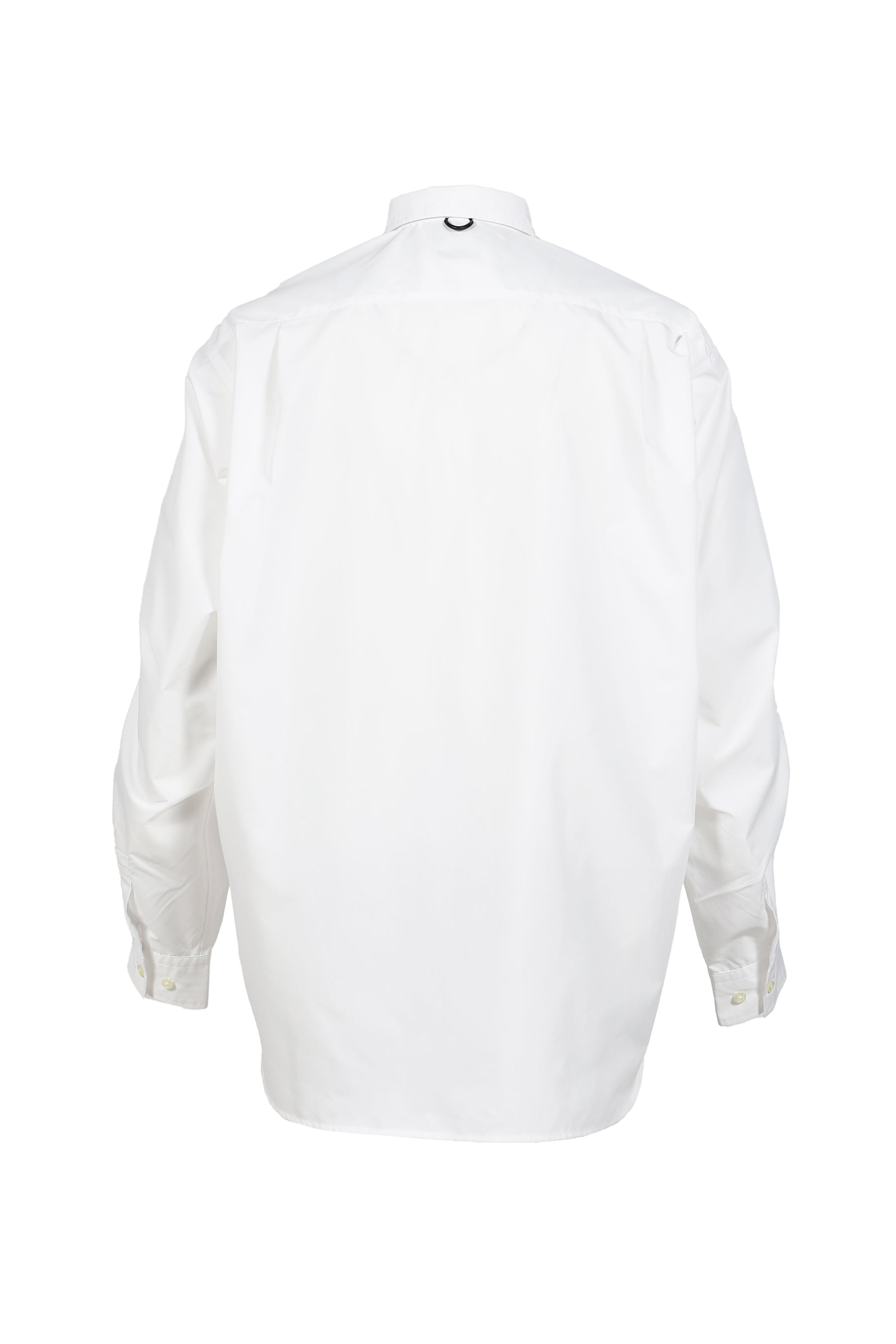 TECH REGULAR COLLAR SHIRT L/S SOLID / WHT
