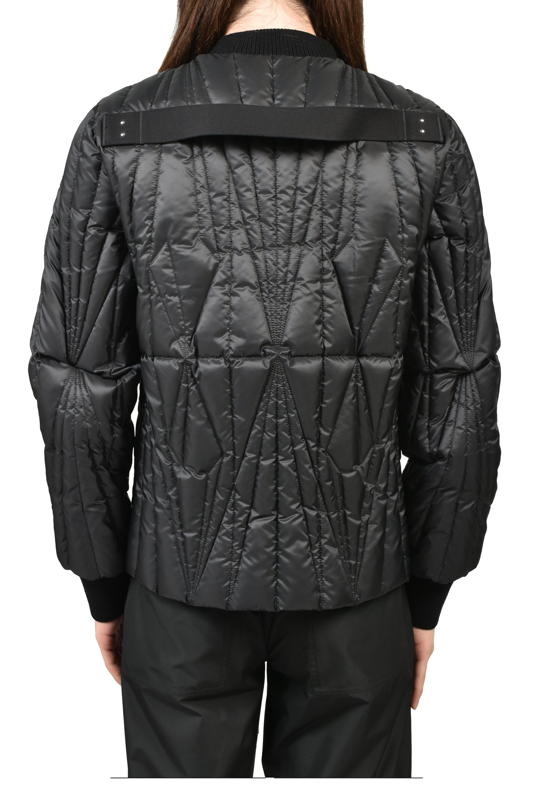MONCLER + RICK OWENS GEOCAMO FLIGHT JACKET / BLK